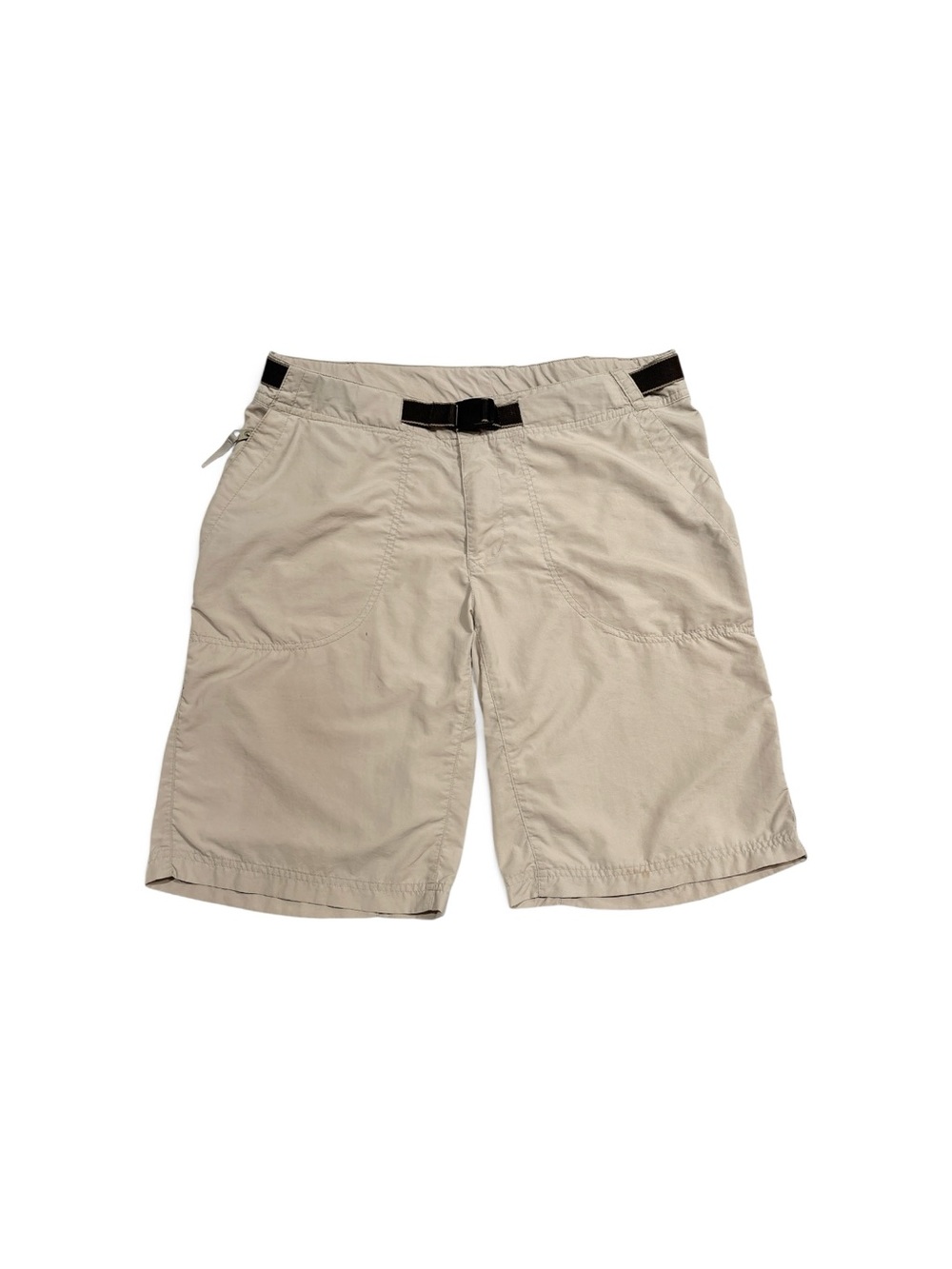 Vintage REI Co-Op Women's Cargo Hiking Shorts in Khaki with Built-In Belt SZ. 10